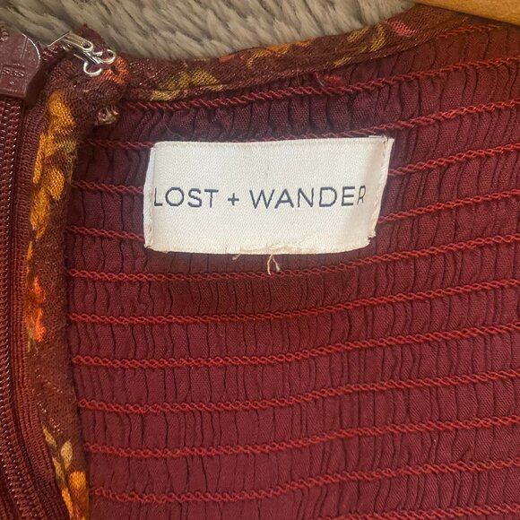 Lost & Wander - Floral Mini Dress/Long Top - XS-Small - Picture 4 of 5